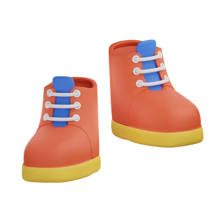 Botas de caminhada  3D Icon