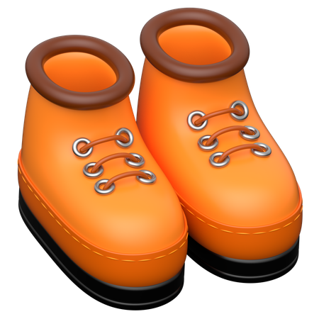 Botas de caminhada  3D Icon