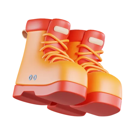 Botas de caminhada  3D Icon