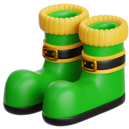 Botas de duende  3D Icon