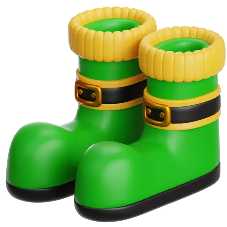 Botas de duende  3D Icon