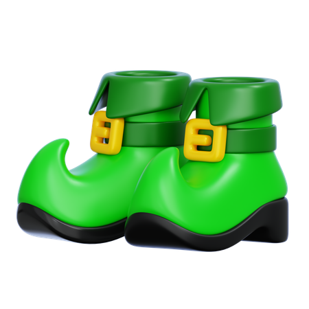 Botas de duende  3D Icon