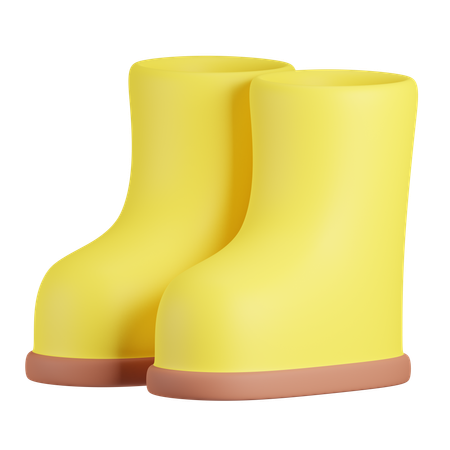 Botas de fazenda  3D Icon