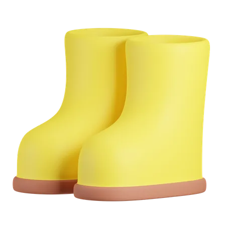 Botas de fazenda  3D Icon