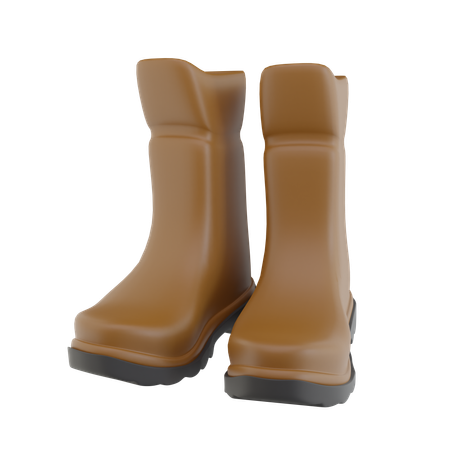 Botas de fazenda  3D Icon