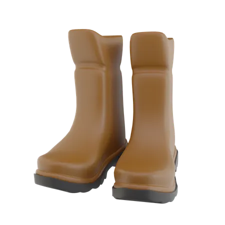 Botas de fazenda  3D Icon