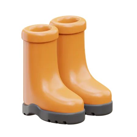 Botas de fazenda  3D Icon