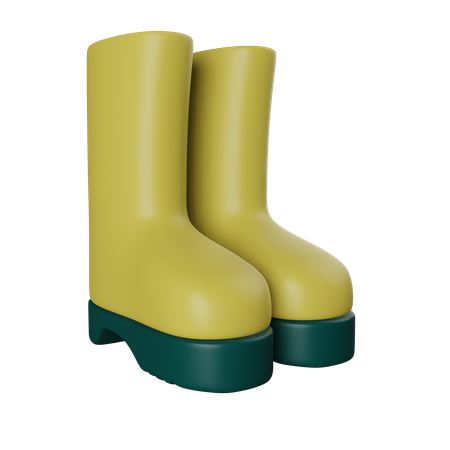 Botas de fazenda  3D Icon