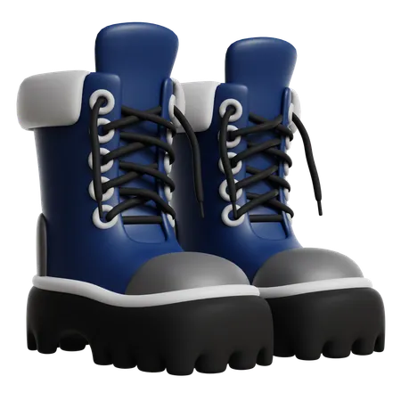 Botas de inverno  3D Icon