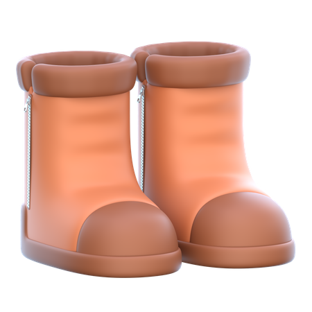 Botas de inverno  3D Icon