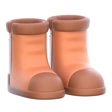 Botas de inverno  3D Icon