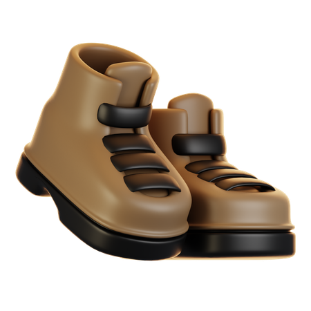 Botas de inverno  3D Icon