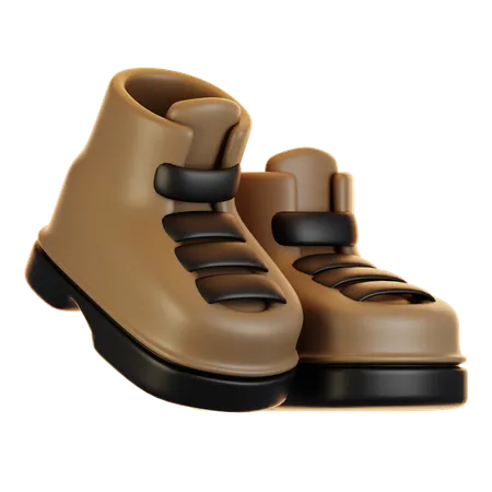 Botas de inverno  3D Icon