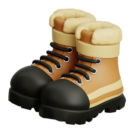 Botas de inverno  3D Icon