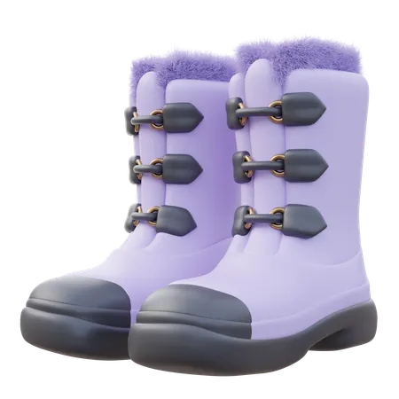 Botas de invierno para hombre  3D Icon