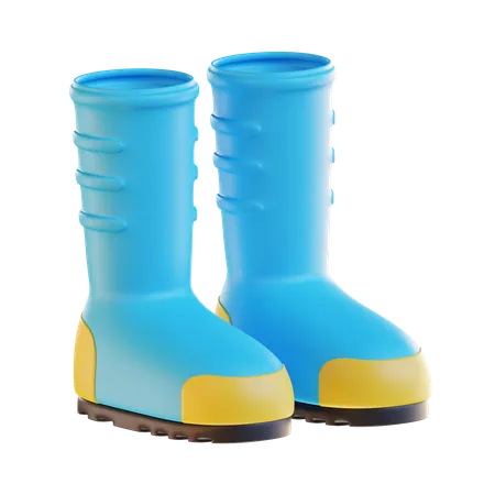 Botas de jardín  3D Icon