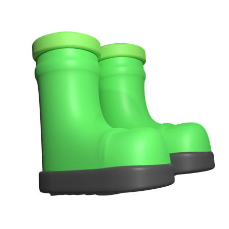 Botas de jardinagem  3D Icon