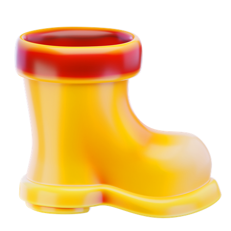 Botas de lluvia  3D Icon