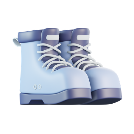 Botas de montaña  3D Icon