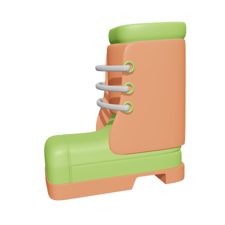 Botas de montaña  3D Icon