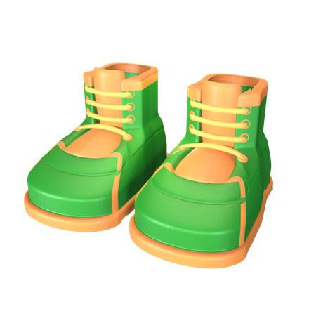 Botas de montaña  3D Icon