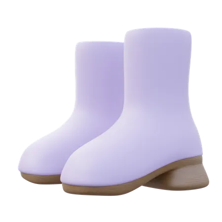 Botas de salto feminino  3D Icon