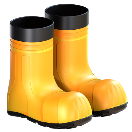 Botas de seguridad  3D Icon