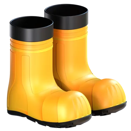 Botas de seguridad  3D Icon