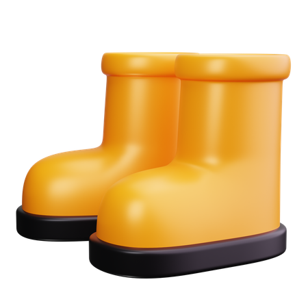 Botas de montaña  3D Icon