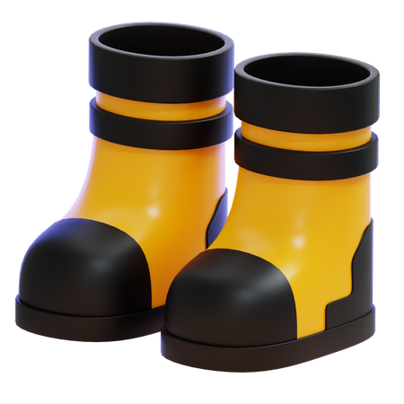 Botas de trabajo  3D Icon