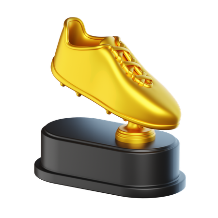 Botas doradas  3D Icon