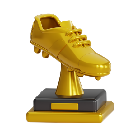 Botas douradas  3D Icon