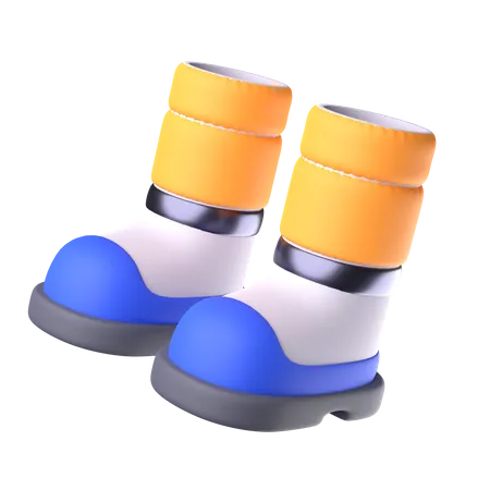 Botas espaciales  3D Icon