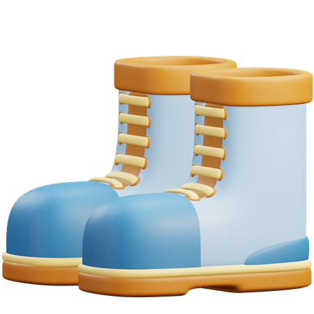 Botas de invierno  3D Icon