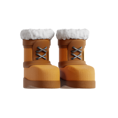 Botas de invierno  3D Icon