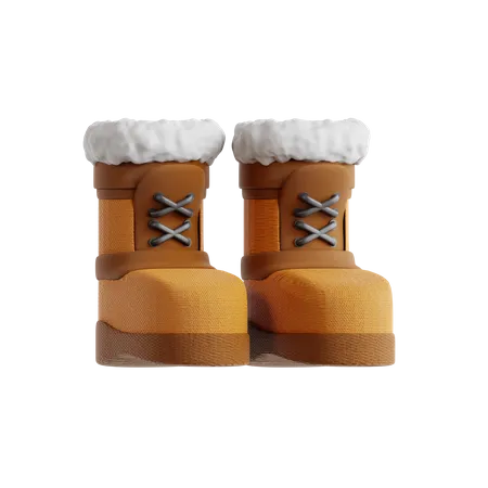 Botas de invierno  3D Icon