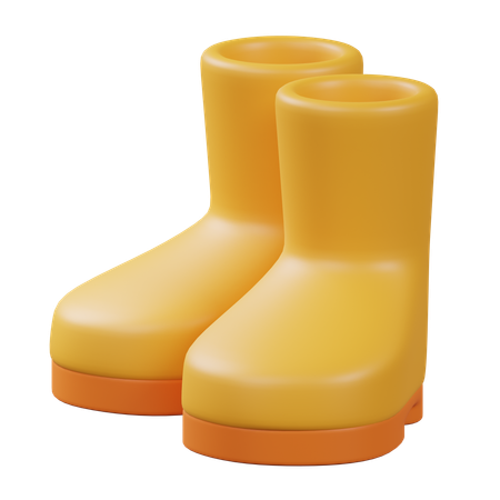 Botas largas  3D Icon