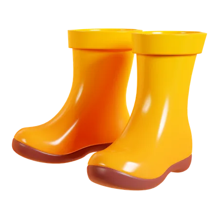 Botas longas  3D Icon