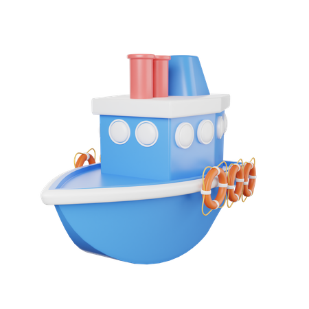 Bote  3D Icon