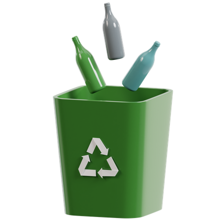 Bote de basura  3D Icon