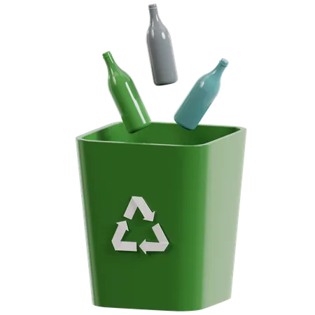 Bote de basura  3D Icon