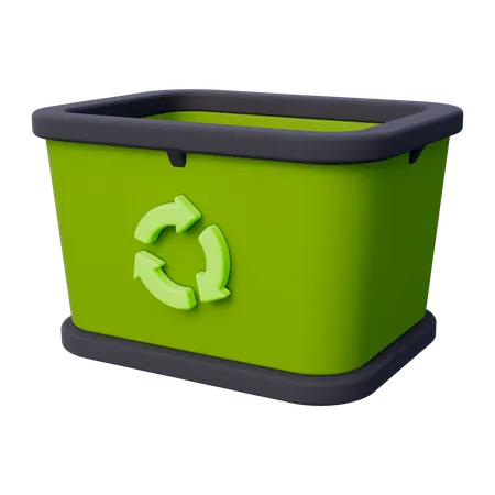 Bote de basura  3D Icon