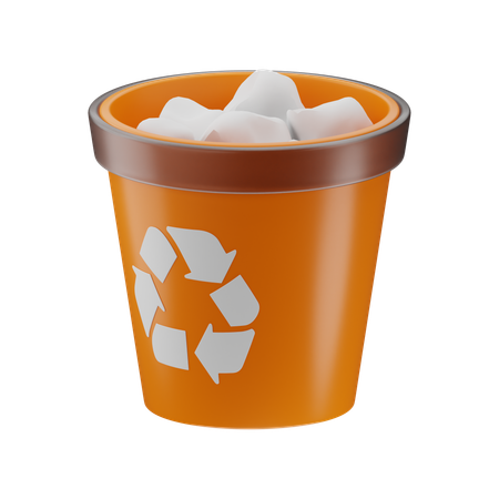 Basura  3D Icon