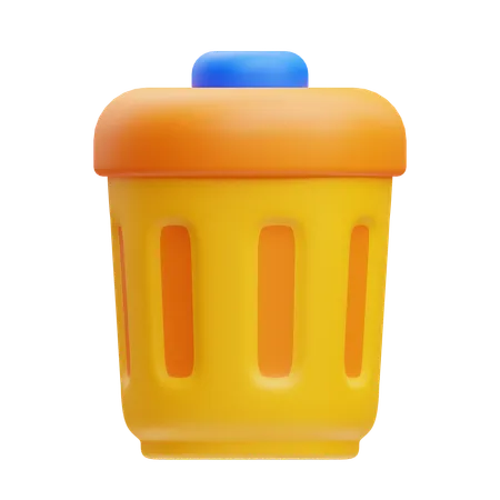 Bote de basura  3D Icon