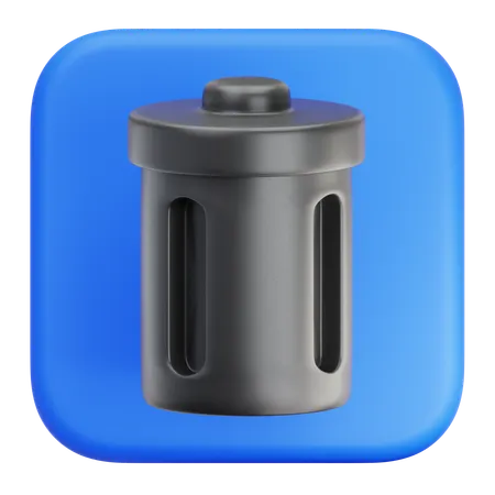 Bote de basura  3D Icon