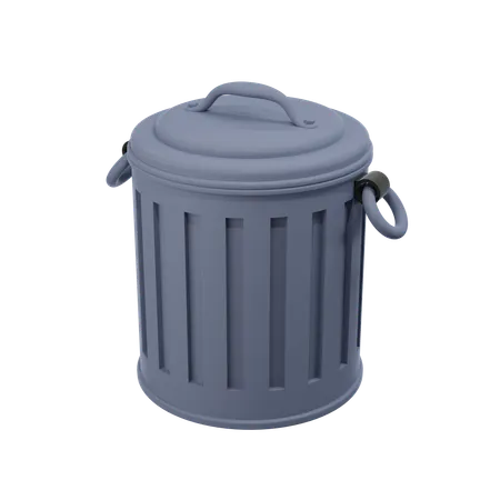 Bote de basura  3D Icon
