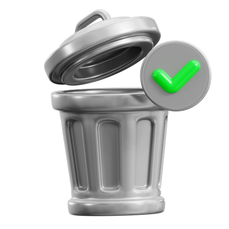 Bote de basura  3D Icon