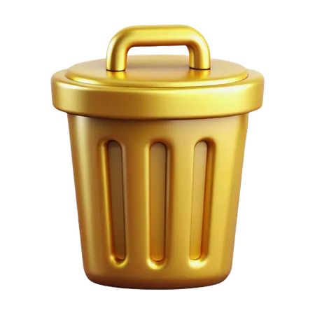 Bote de basura  3D Icon