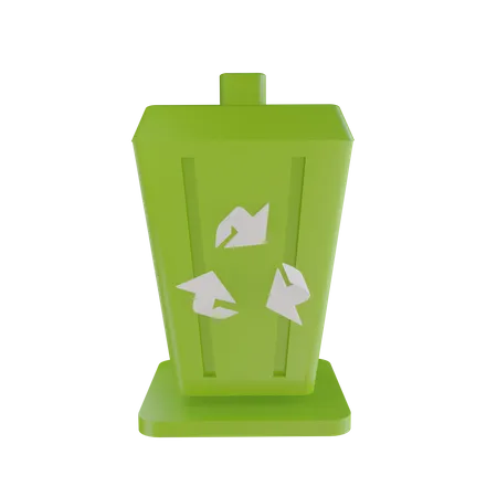 Bote de basura  3D Icon