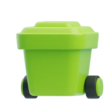 Bote de basura  3D Icon